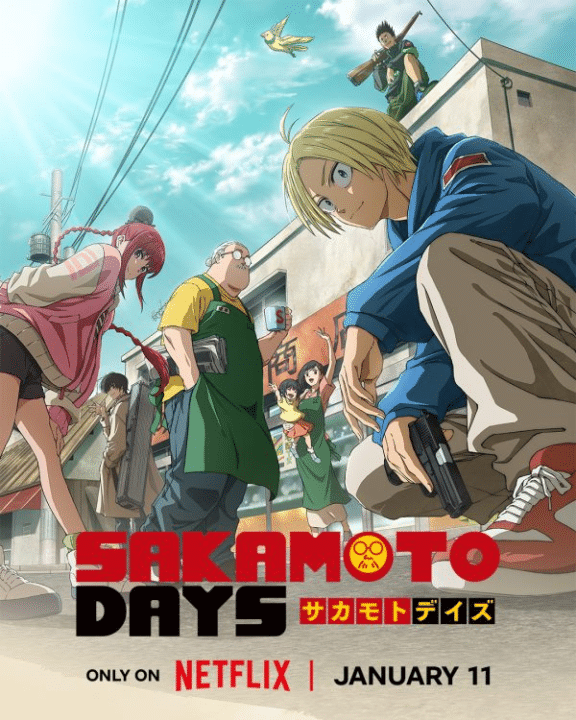 Poster do anime Sakamoto Days na Netflix